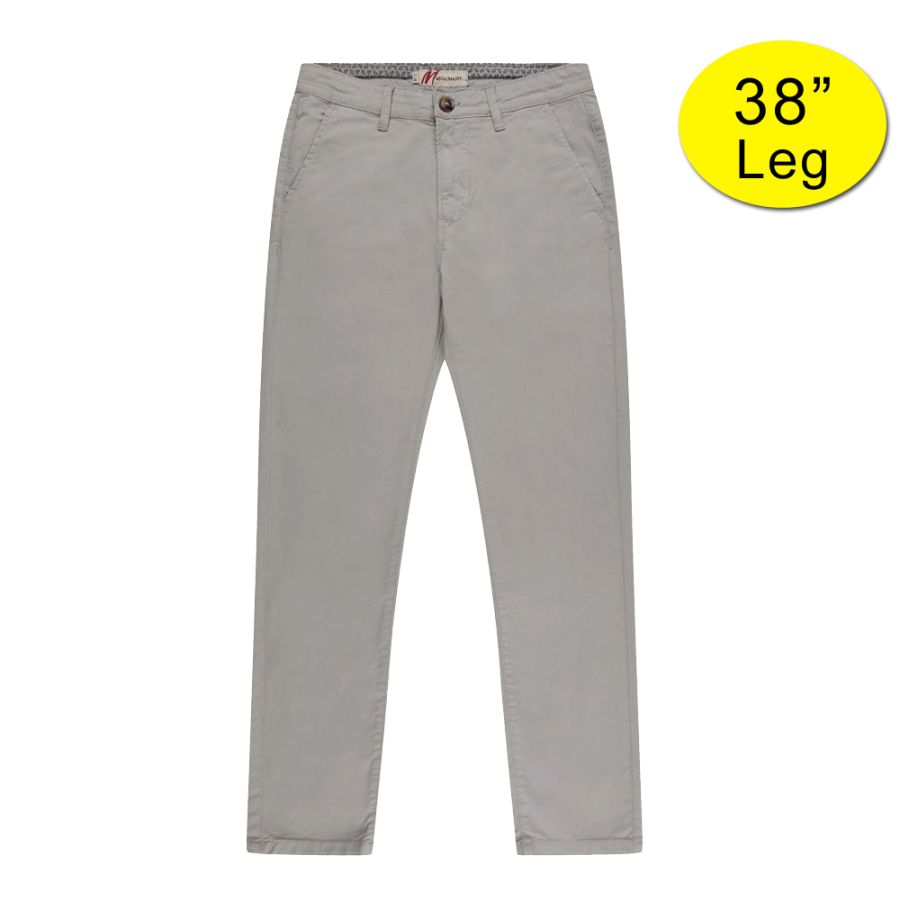 B1173XT Tall Fit Mish Mash Stretch Chino Trousers (Lt Grey)