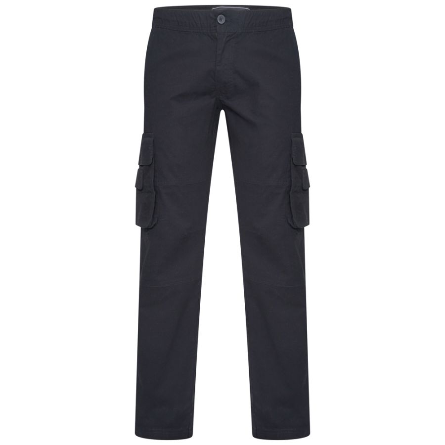 B1177 Kam Stretch Cargo Trouser (Black)