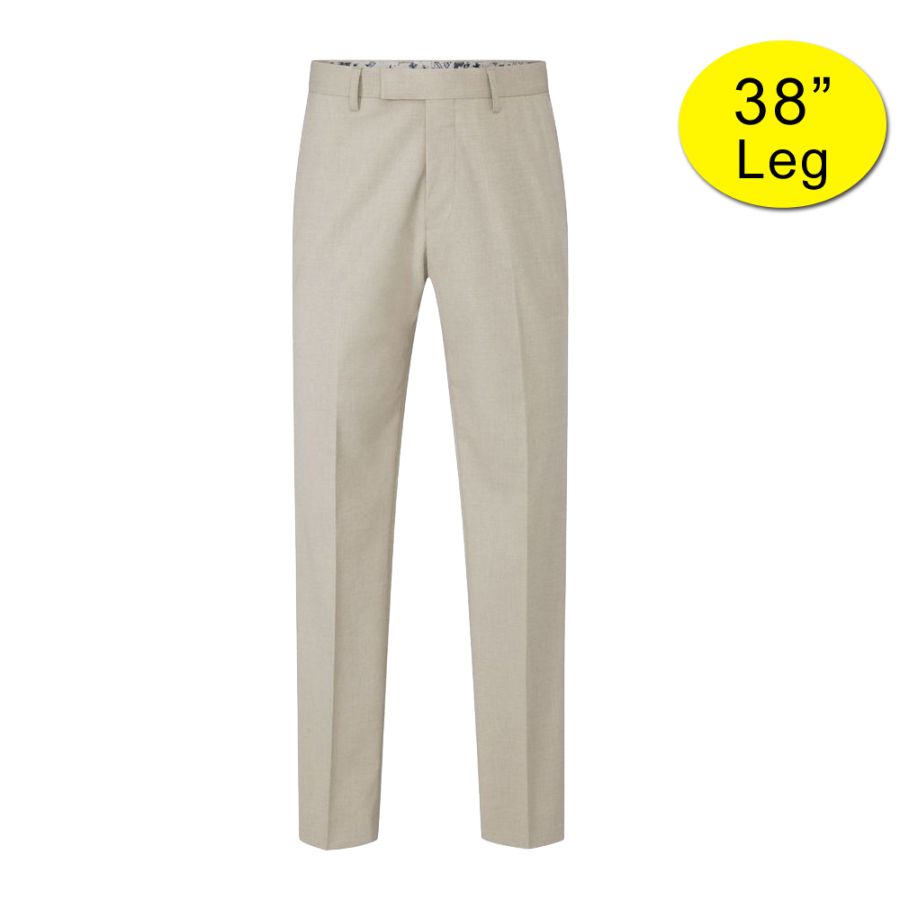 B1189XT Tall Fit Skopes Caspian Suit Trousers (Stone)
