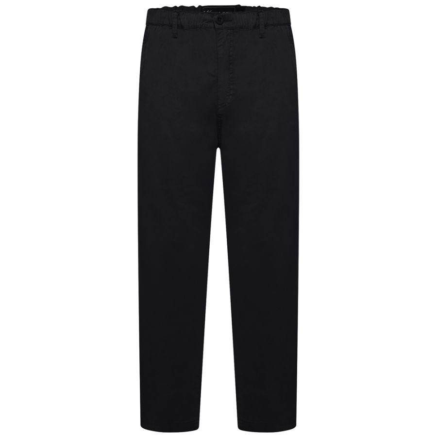 B1190 Kam Elasticated Rugby Trousers (Black)