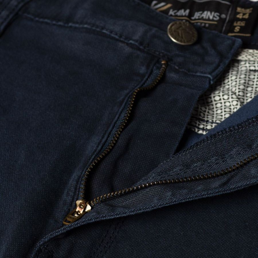 B1199XT Tall Fit Kam Stretch Jean Style Trousers (Navy)