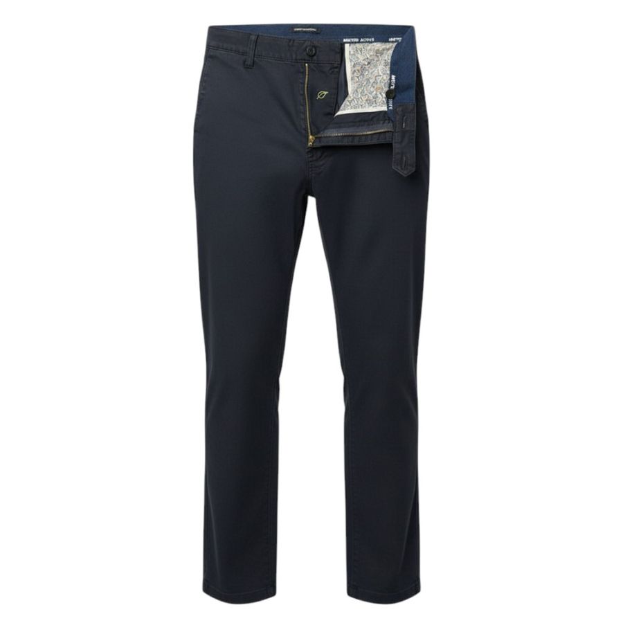 B1202 Meyer Stretch Chino Trousers (Navy)
