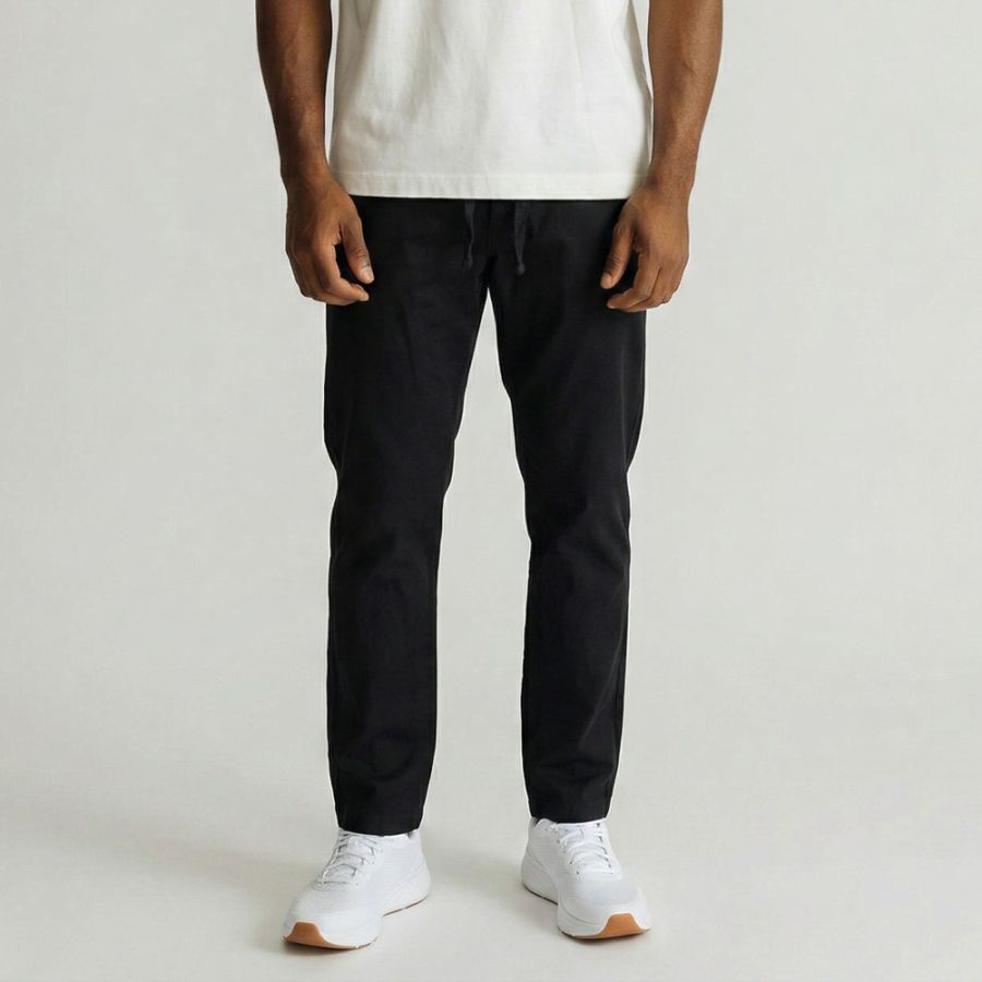 B1205 Jack & Jones Casual Lightweight Trousers (Black)