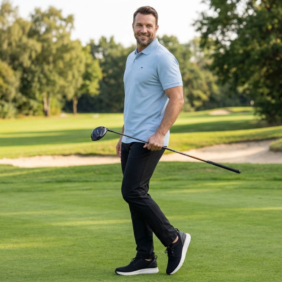 B1207XT Tall Fit Kam Active Performance Stretch Golf Trouser