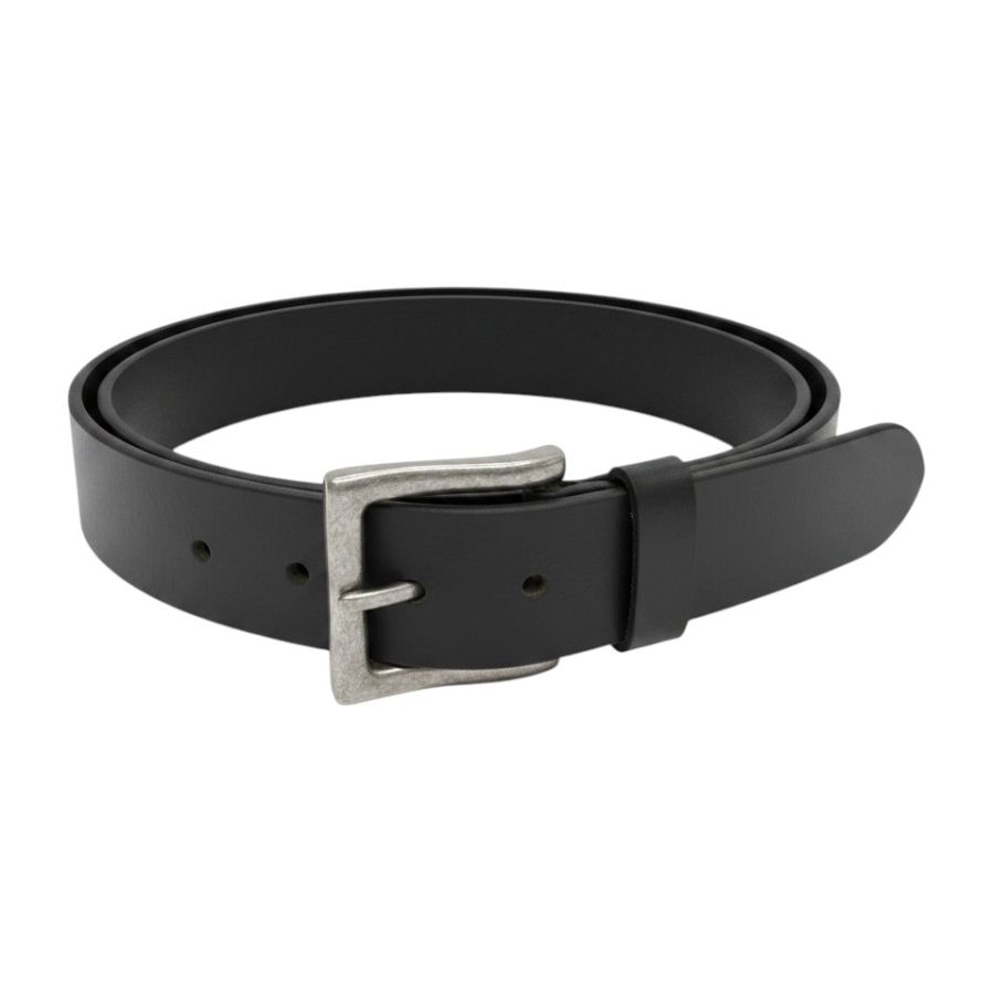 B873 1.5" Leather Jean Belt (Black)