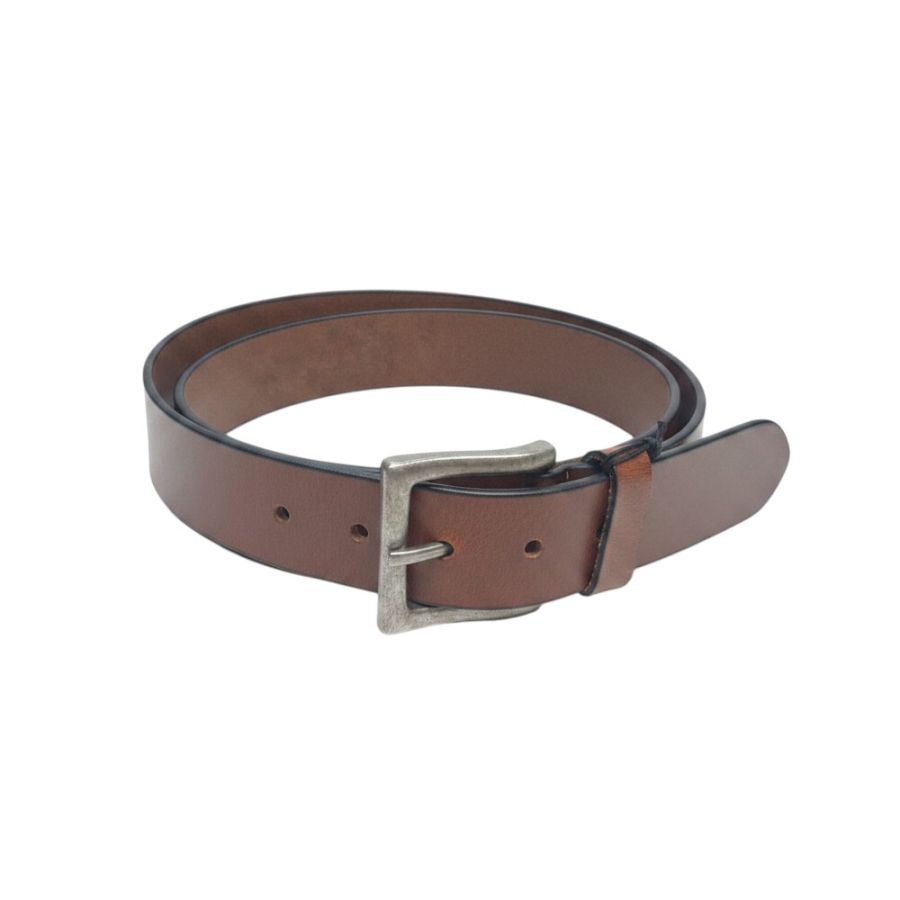 B873 1.5" Leather Jean Belt (Tan)