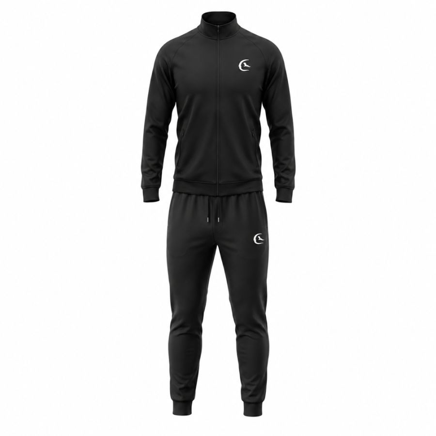 F1589XT Tall Fit Evroy Tracksuit (Black)