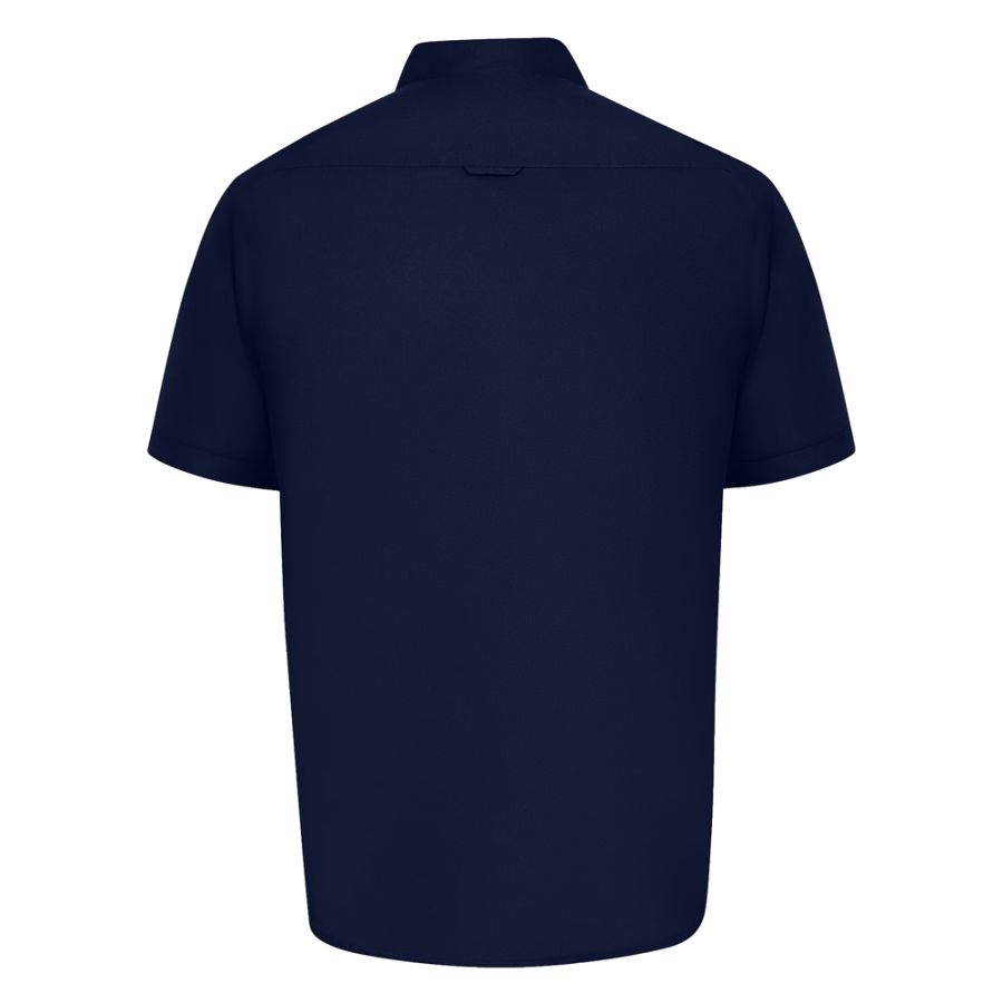 A11134 D555 Oxford Short Sleeve Shirt (Navy)