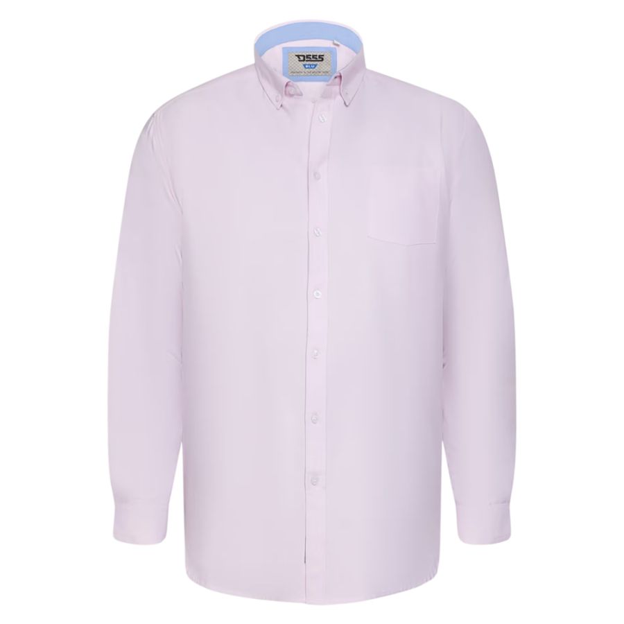 A11921 D555 Oxford Long Sleeve Shirt (Pink)