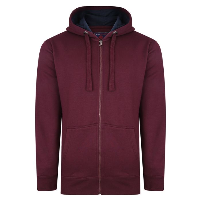 D5788 Kam Plain Hoodie (Burgundy)