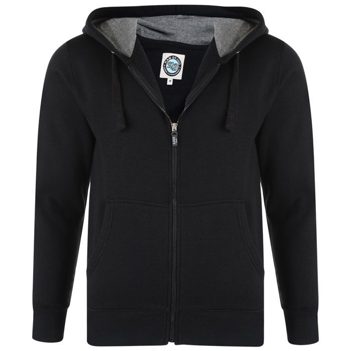 D5788 Kam Plain Hoodie (Black)