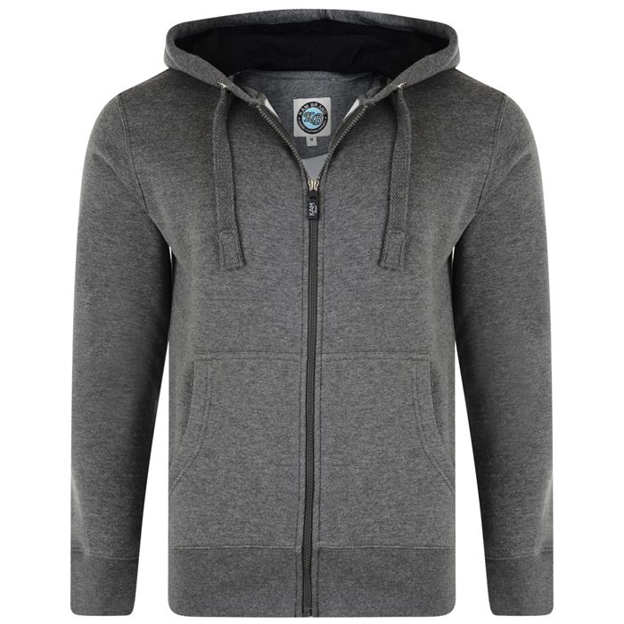 D5788 Kam Plain Hoodie (Charcoal)