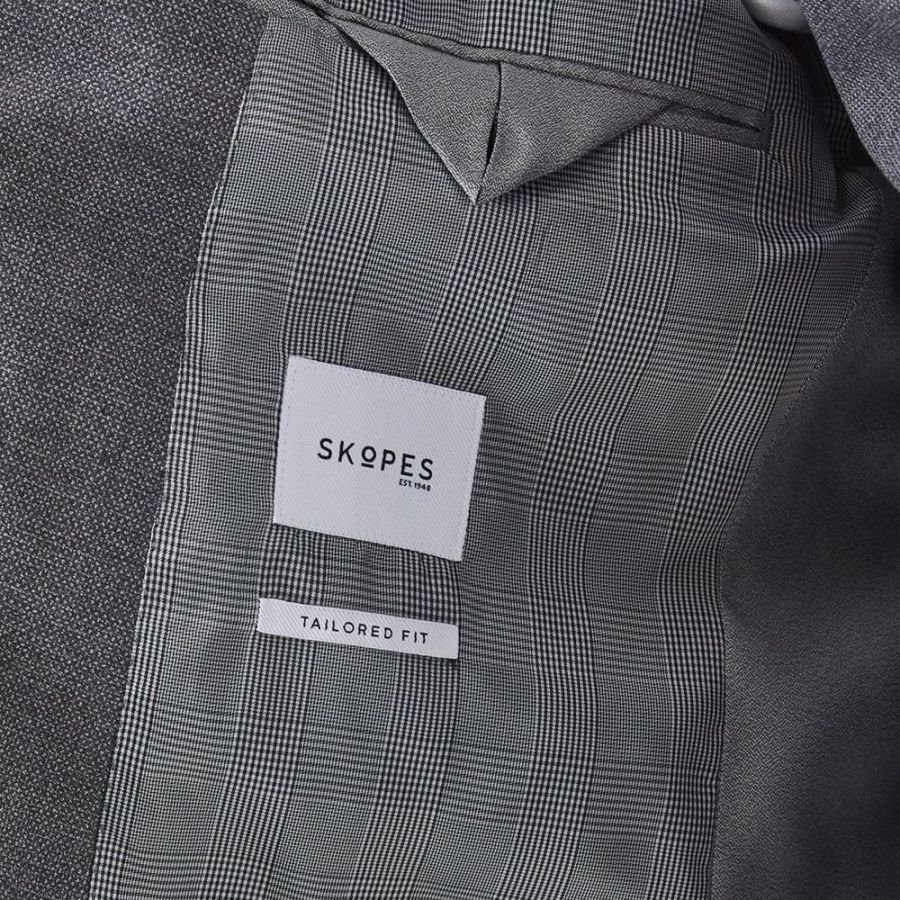 D6084XT Tall Fit Skopes Harcourt Silver Tweed Jacket