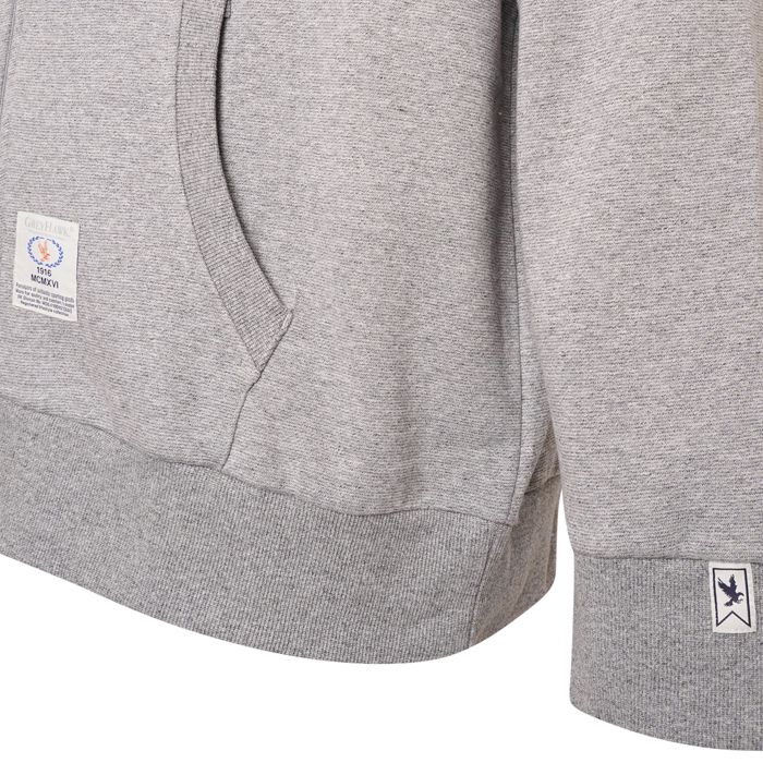 D6329 Grey Hawk Full Zip Hooded Top (Grey)