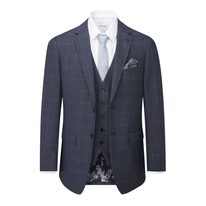 D6368XT Tall Fit Skopes Anello Navy Suit Jacket