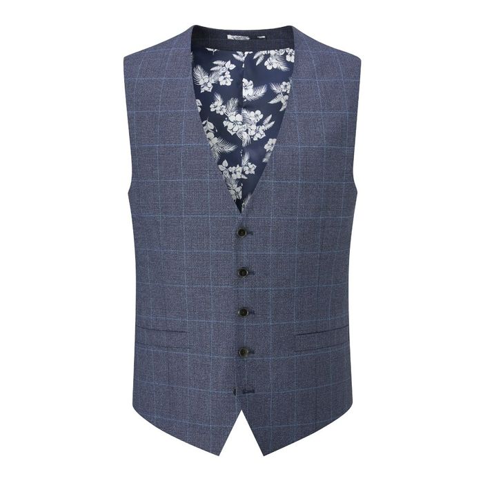 D6369XT Tall Fit Skopes Anello Navy Waistcoat
