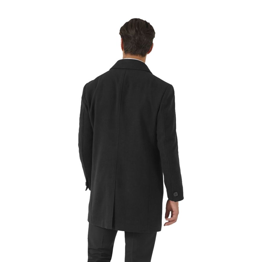 D6450 Skopes Aldgate Long Overcoat (Black)