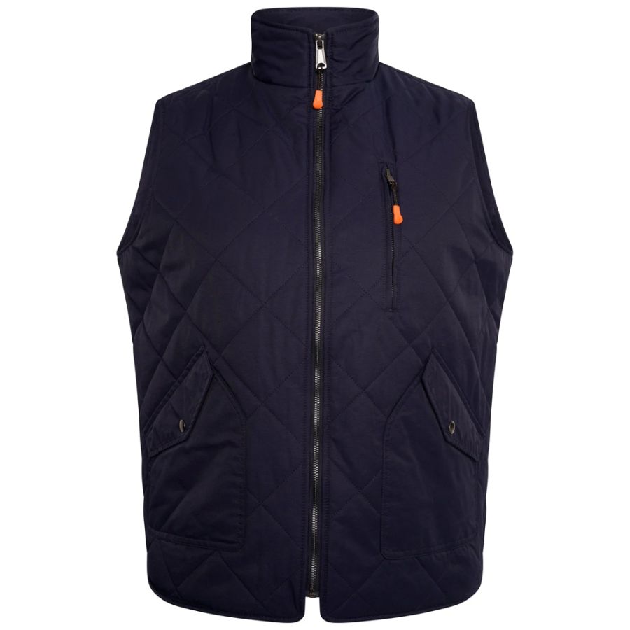 D6579 Grey Hawk Quilted Gilet (Navy)