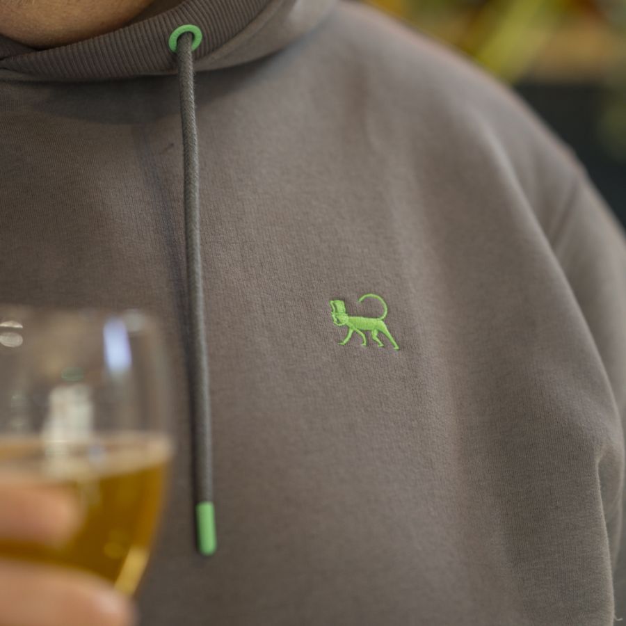 D6641 Lébrett Overhead Hooded Top (Charcoal)