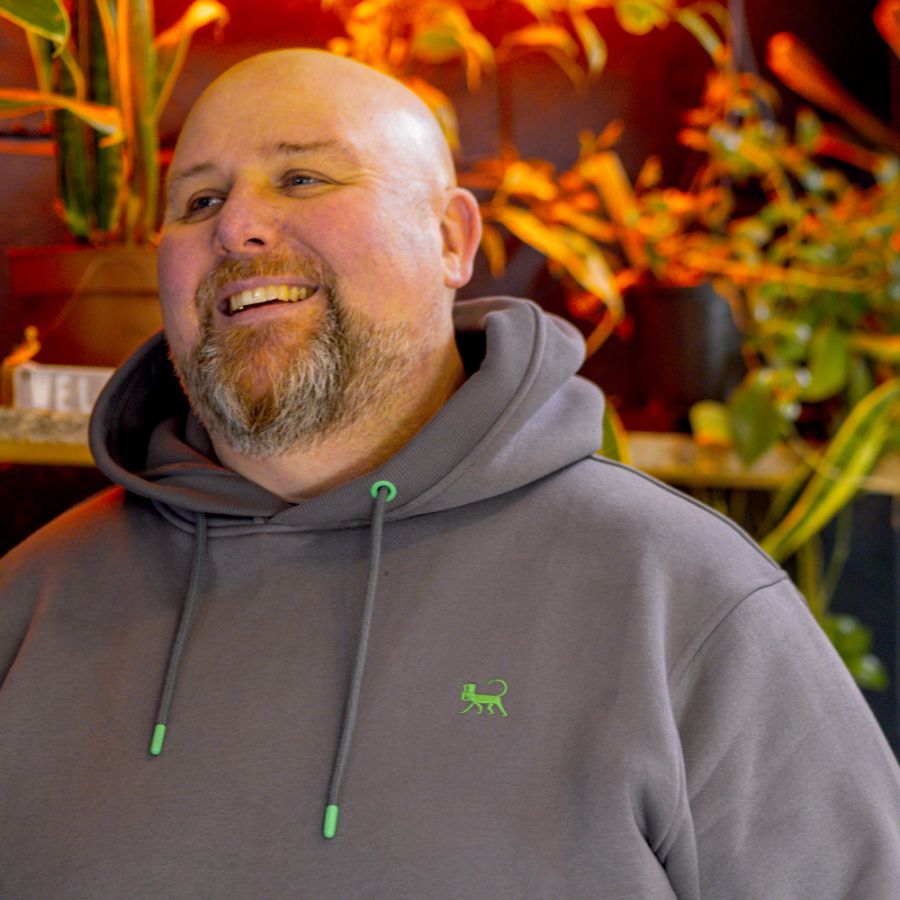 D6641 Lébrett Overhead Hooded Top (Charcoal)