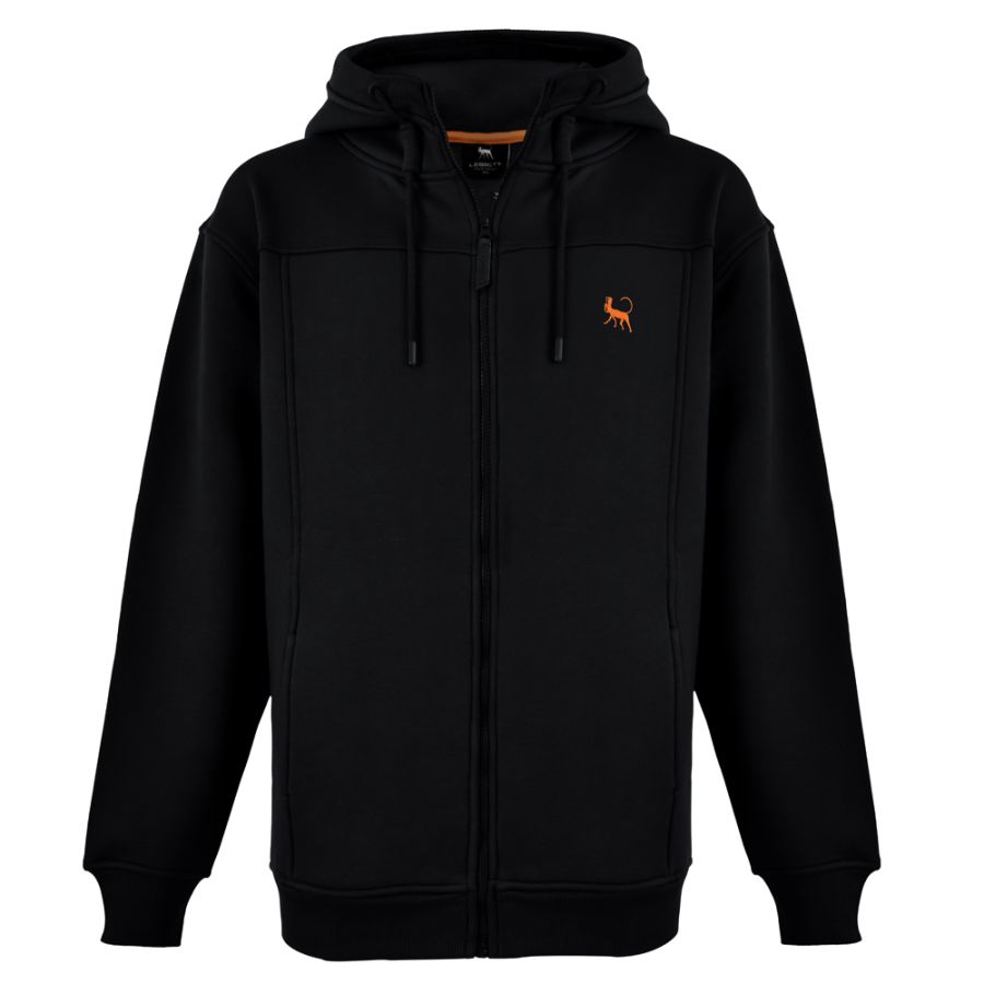 D6642 Lébrett Full Zip Hooded Top (Black)