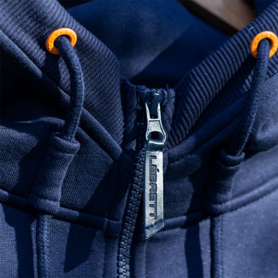 D6642 Lébrett Full Zip Hooded Top (Navy)