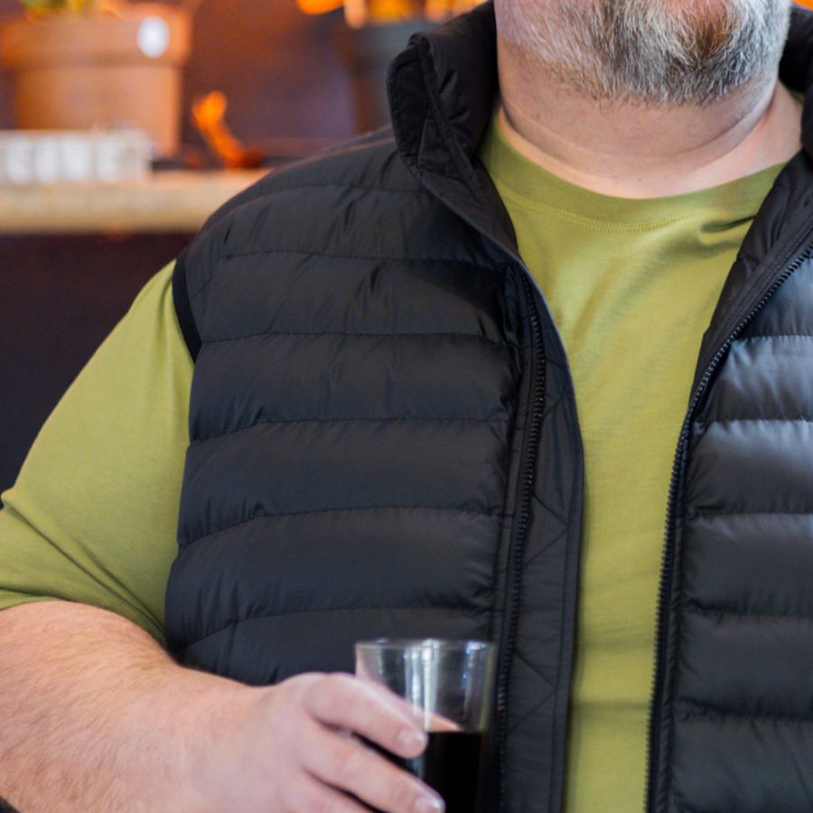 D6643 Lébrett Lightweight Gilet (Black)