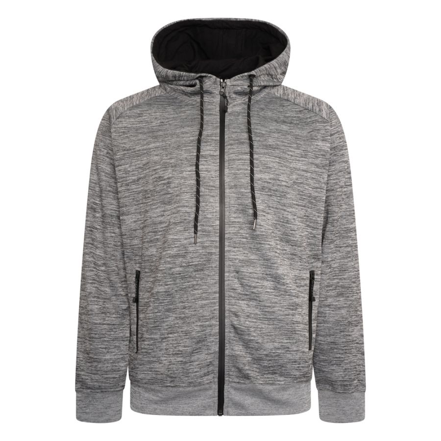 D6659XT Kam Active Performance Hooded Top (Grey)