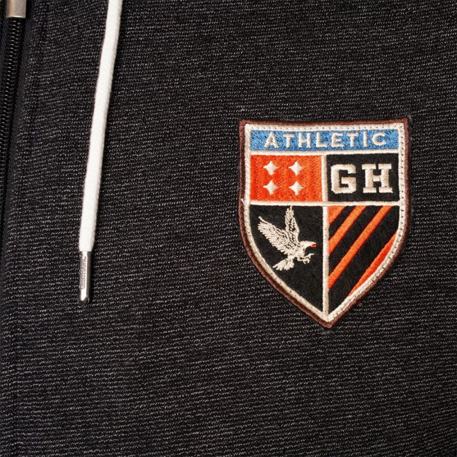 D6680 Grey Hawk Full Zip Hooded Top