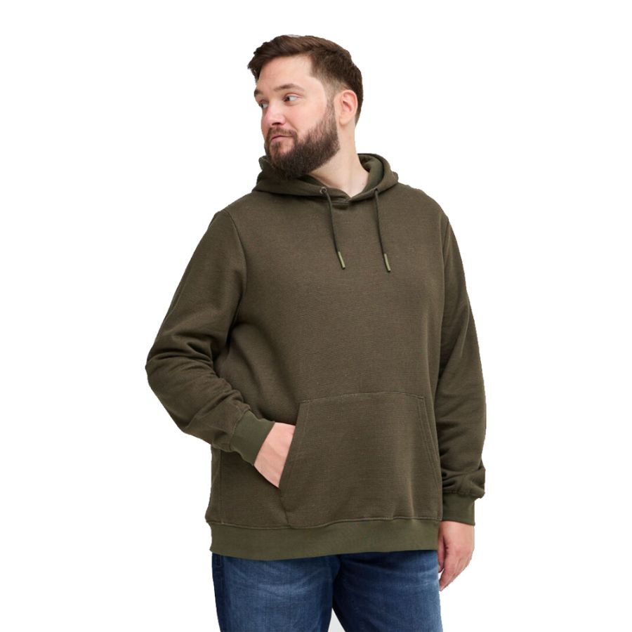 D6686 Blend Overhead Hooded Top (Khaki)