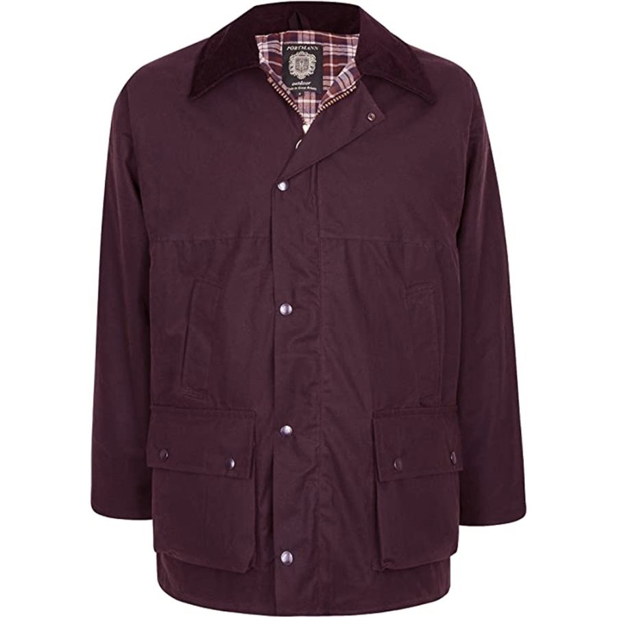 D6687 Portman  Lightweight Wax Jacket (Chestnut)