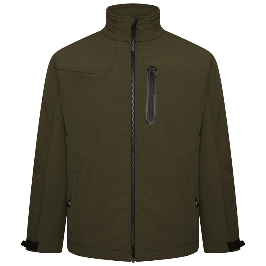 D6704 Kam Soft Shell Panelled Jacket (Olive)