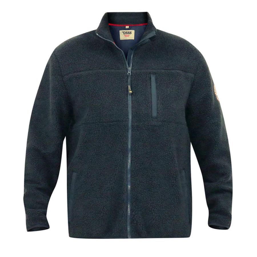 D6705 D555 Full Zip Sherpa Fleece Jacket