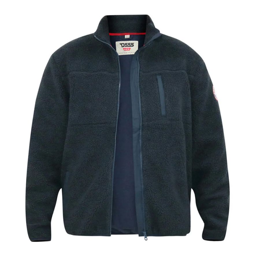 D6705 D555 Full Zip Sherpa Fleece Jacket