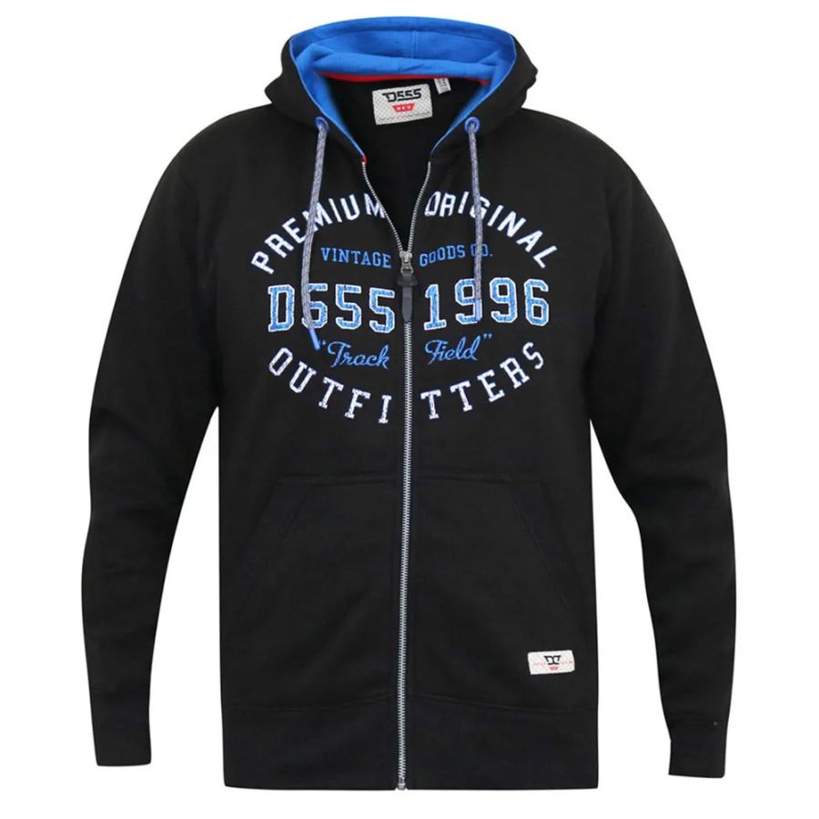 D6718XT Tall Fit D555 Printed Hooded Top
