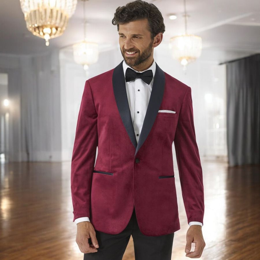 D6722 Skopes Red Velvet Jacket