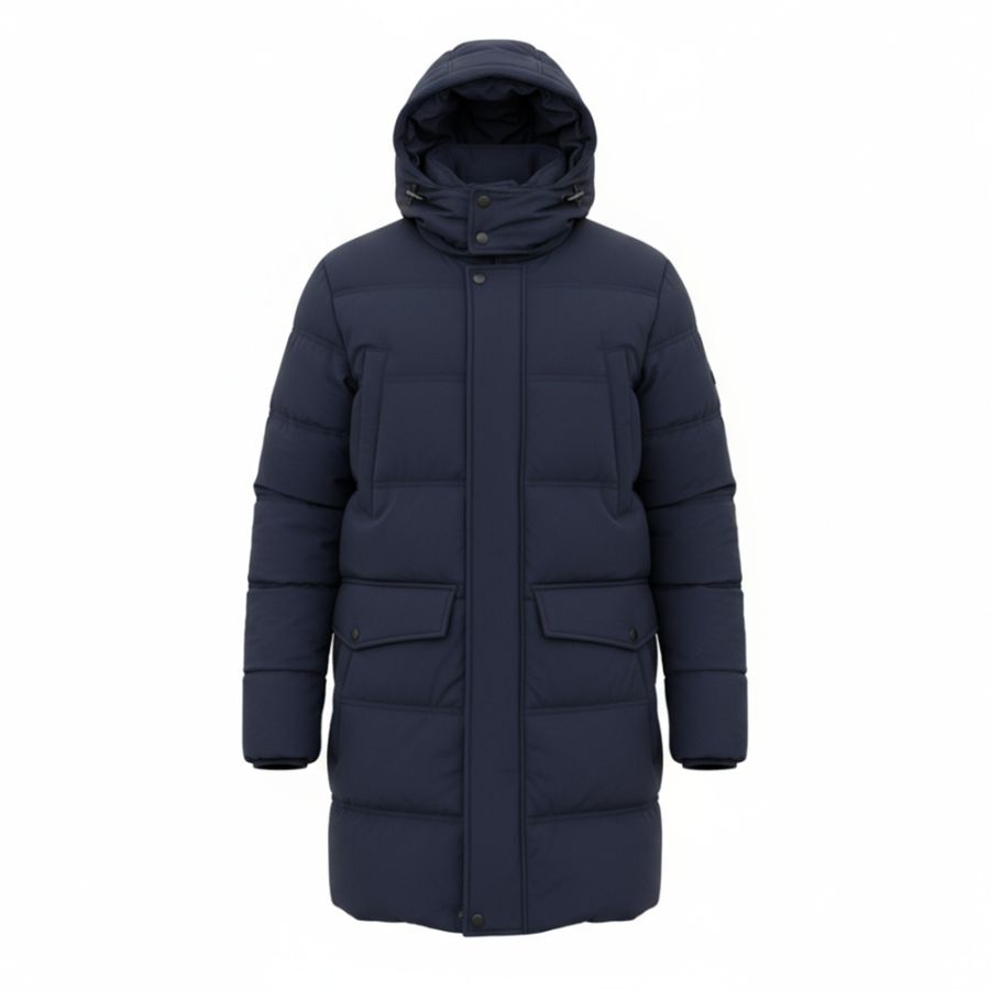 D6727XT Tall Fit New Canadian Waterproof Winter Jacket (Navy)