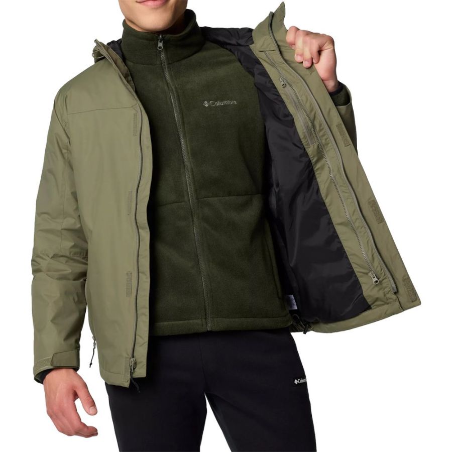 D6731 Columbia Tunnels Falls™ 3 in 1 Waterproof Jacket (Green)