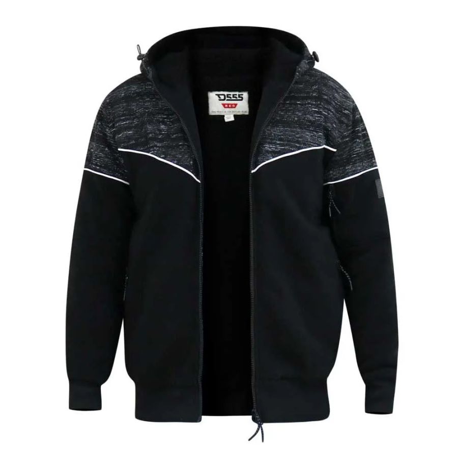 D6746 D555 Full Zip Hooded Top