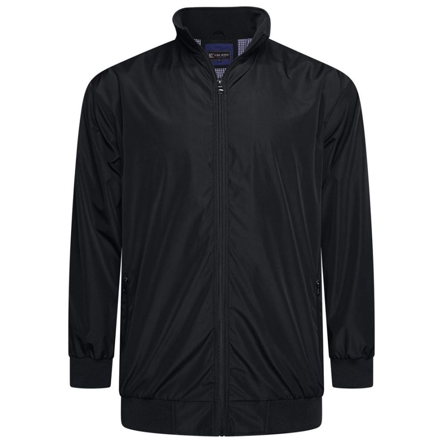 D6750XT Tall Fit Kam Lightweight Harrington Jacket (Black)