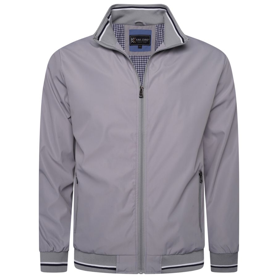 D6750 Kam Lightweight Harrington Jacket (Silver)