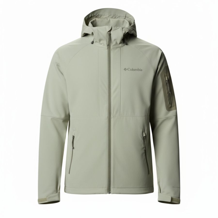 D6756 Columbia Height™ Hooded Softshell Jacket (Sage)