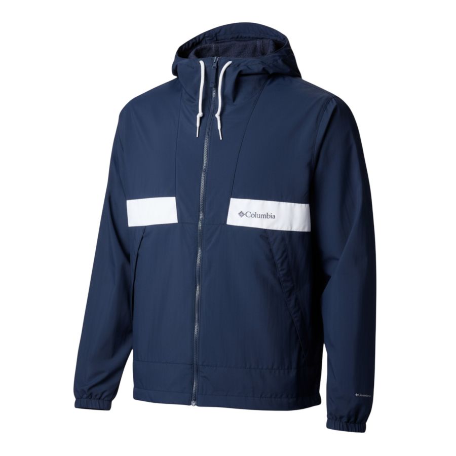 D6757 Columbia Spire Valley™ Hooded Windbreaker (Navy)