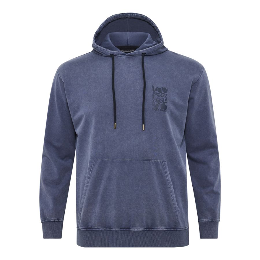 D6758XT Tall Fit North Latitude Hoodie (Navy)