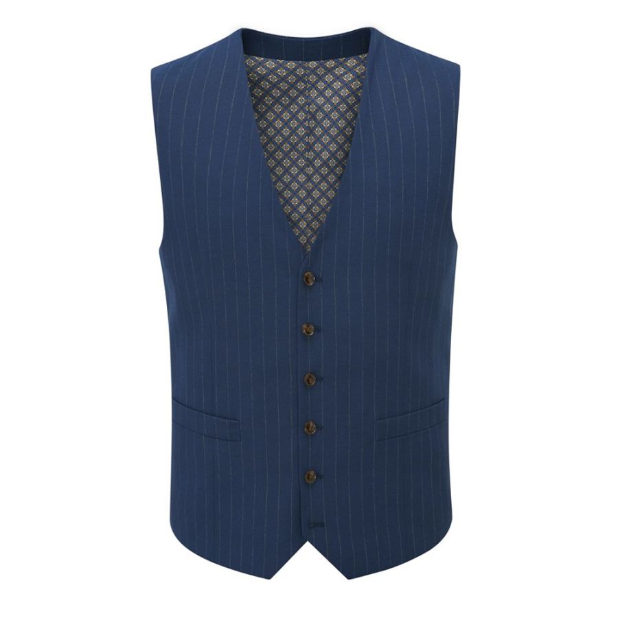 D6764XT Tall Fit Skopes Wright Stripe Waistcoat