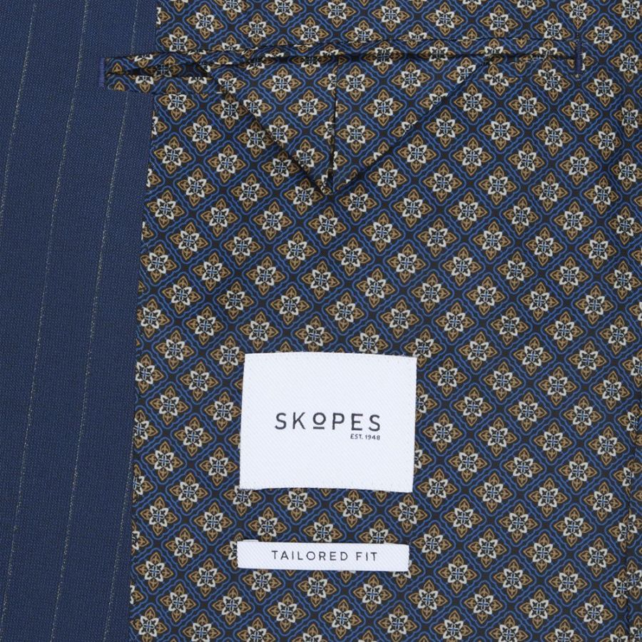 D6765 Skopes Wright Stripe Suit Jacket