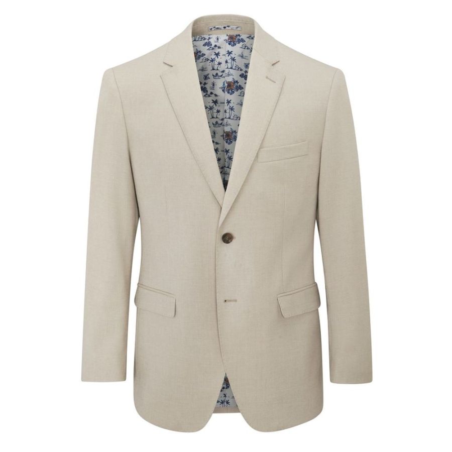 D6766 Skopes Caspian Suit Jacket (Stone)