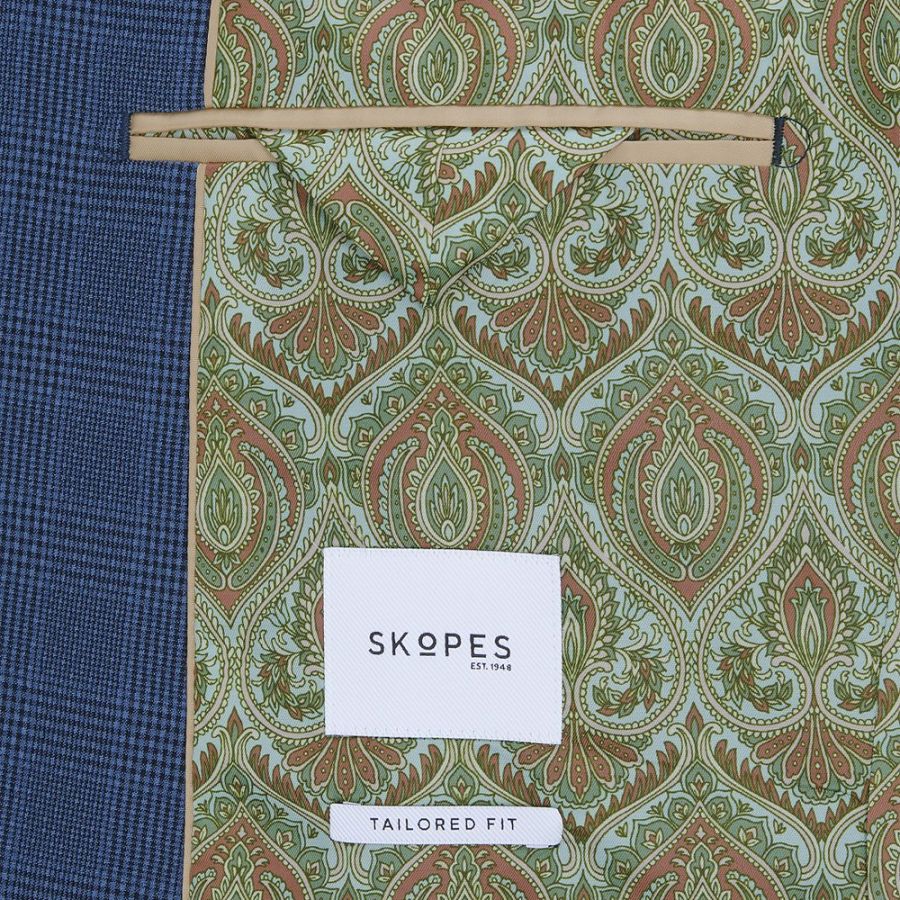 D6768XT Tall Fit Skopes Orville Tailored Check Jacket