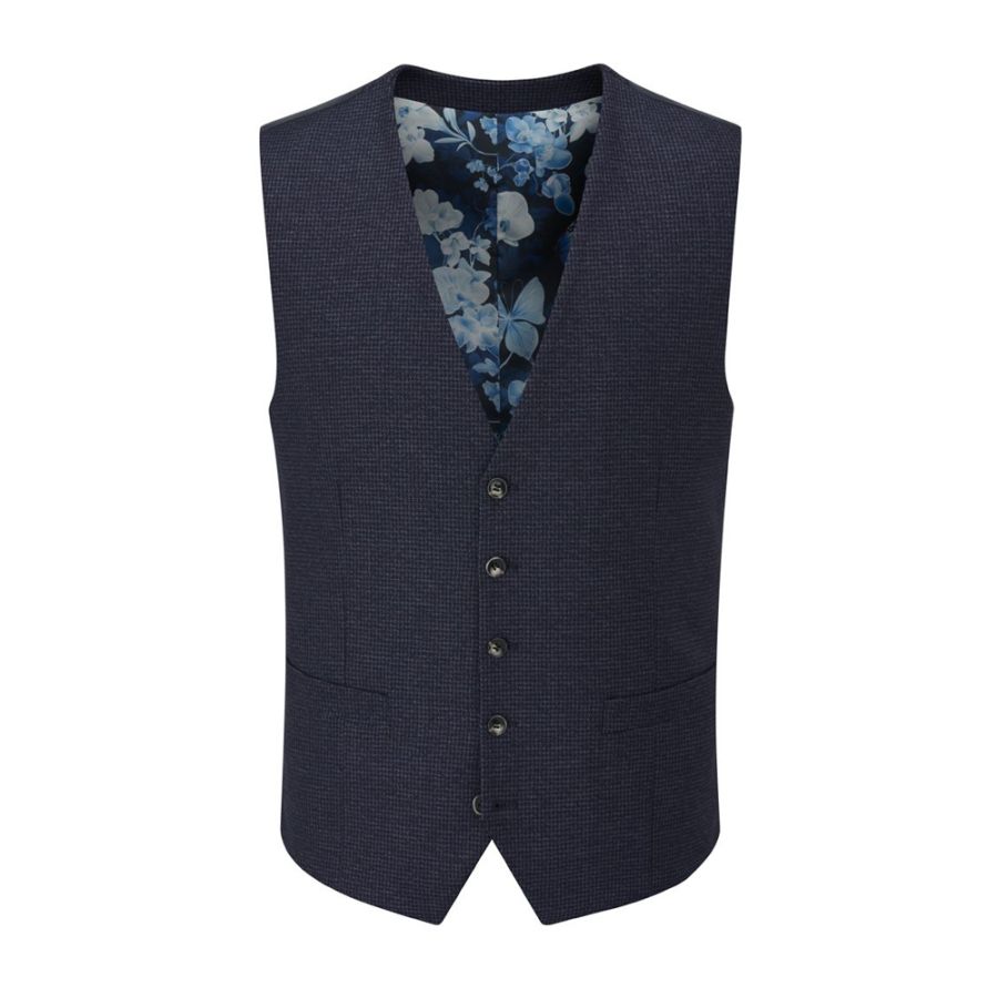 D6785XT Tall Fit Skopes Boyd Puppytooth Waistcoat