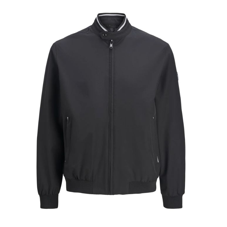 D6791 Jack and Jones Lightweight Bomber Jacket (Black)